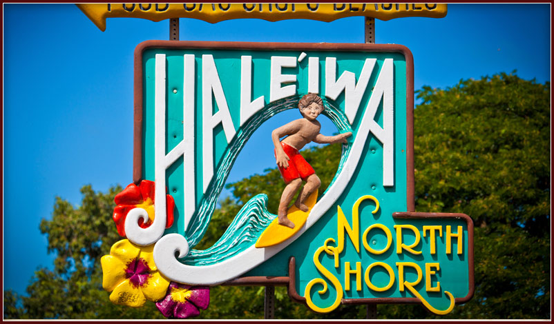 The charming surfing town of Haleʻiwa is located about an hour from Waikiki. Hale'iwa is considered the cultural hub of Oahu's North Shore.