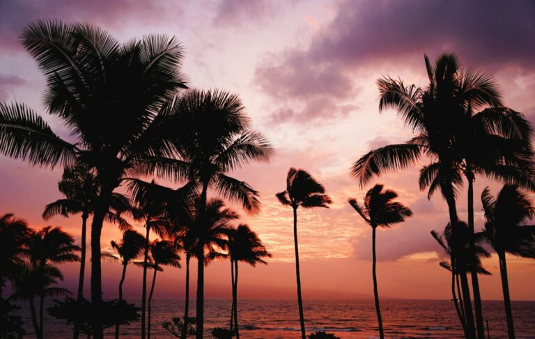 Oahu Oceanfront sunset